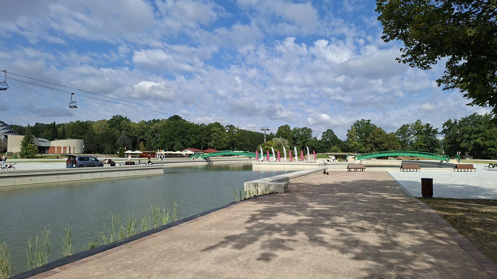 Kanał Regatowy w Parku Śląskim po modernizacji