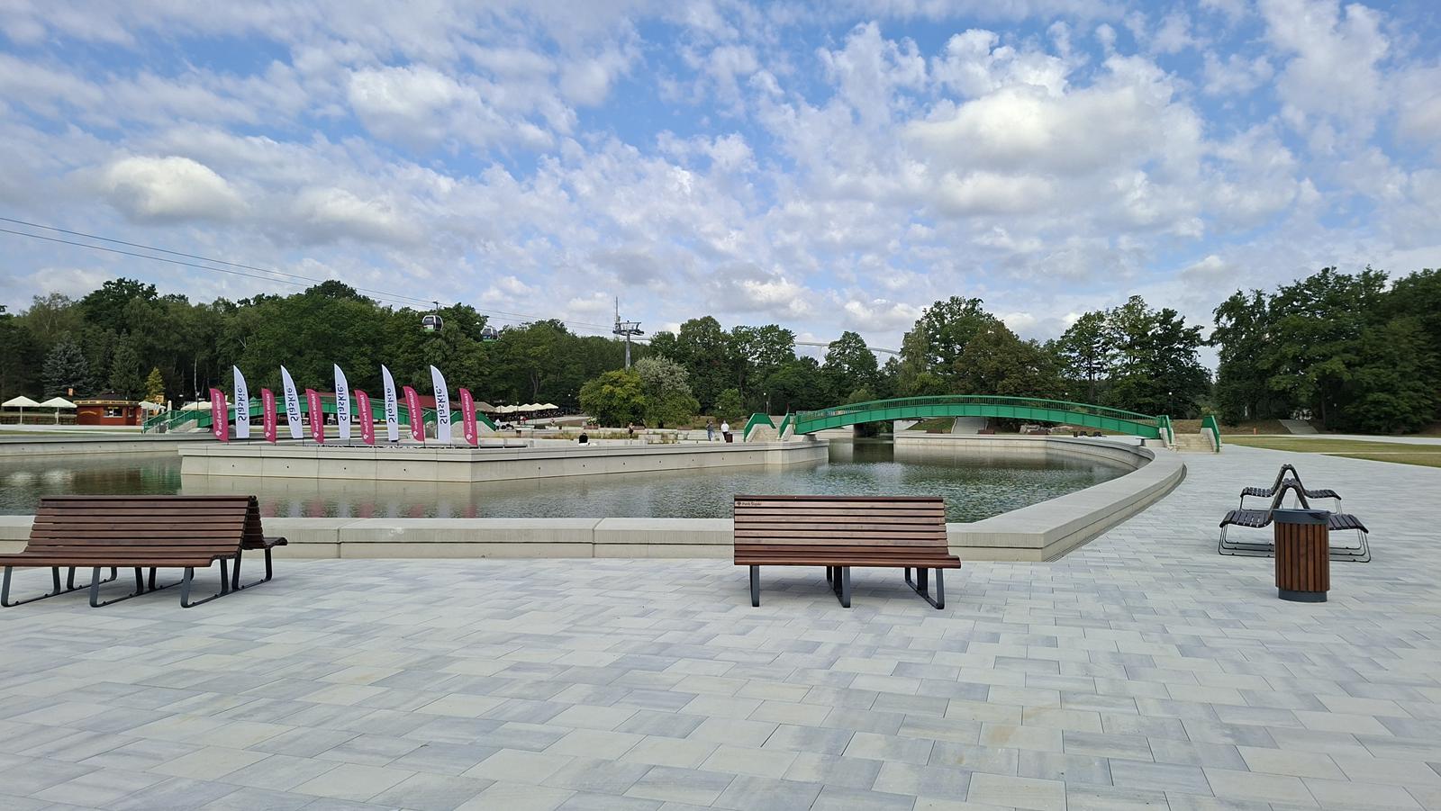Kanał Regatowy w Parku Śląskim po modernizacji