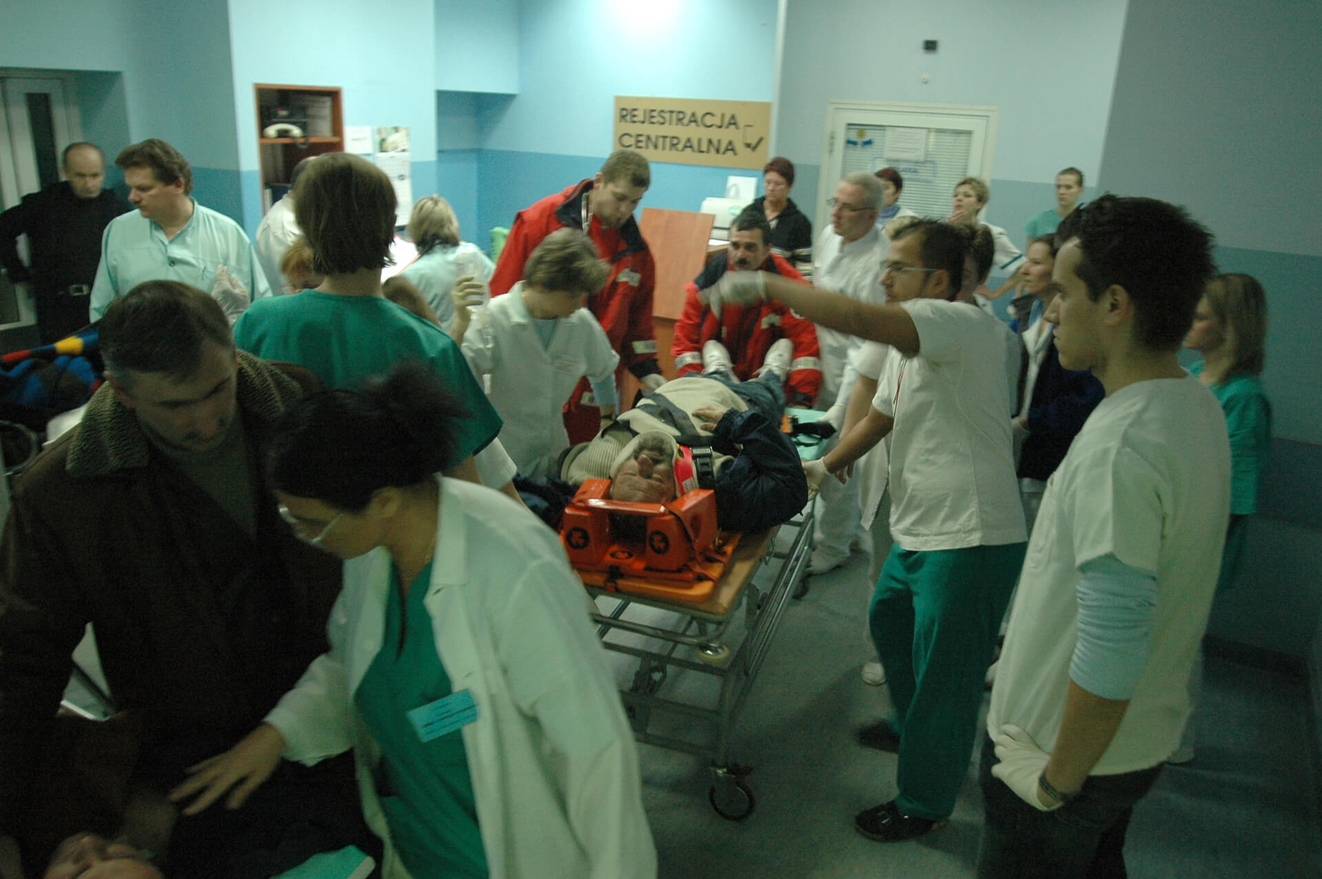 Katastrofa MTK - ranni w szpitalu w Katowicach-Bogucicach