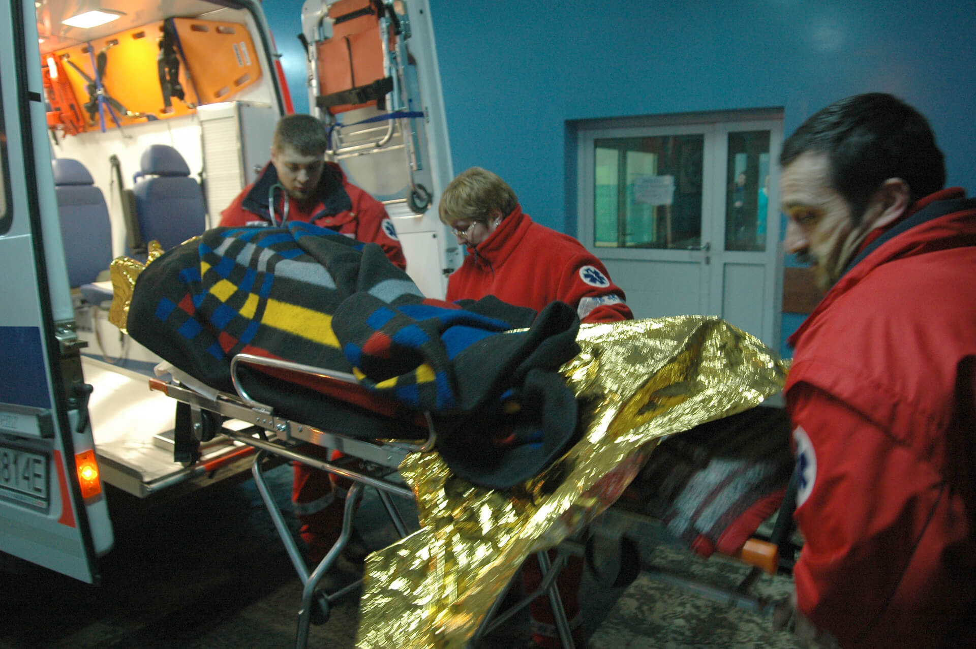 Katastrofa MTK - ranni w szpitalu w Katowicach-Bogucicach