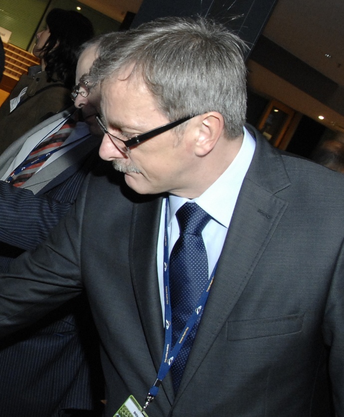 Grzegorz Dolniak w czasie kongresu Europejskiej Partii Ludowej w Bonn. 10 grudnia 2009.