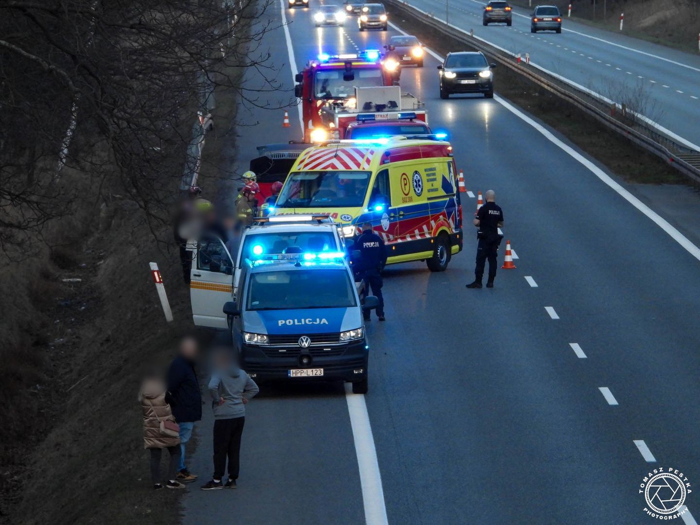 Katowice. Śmiertelne potrącenie 23-latka na drodze S1. 14 marca 2026