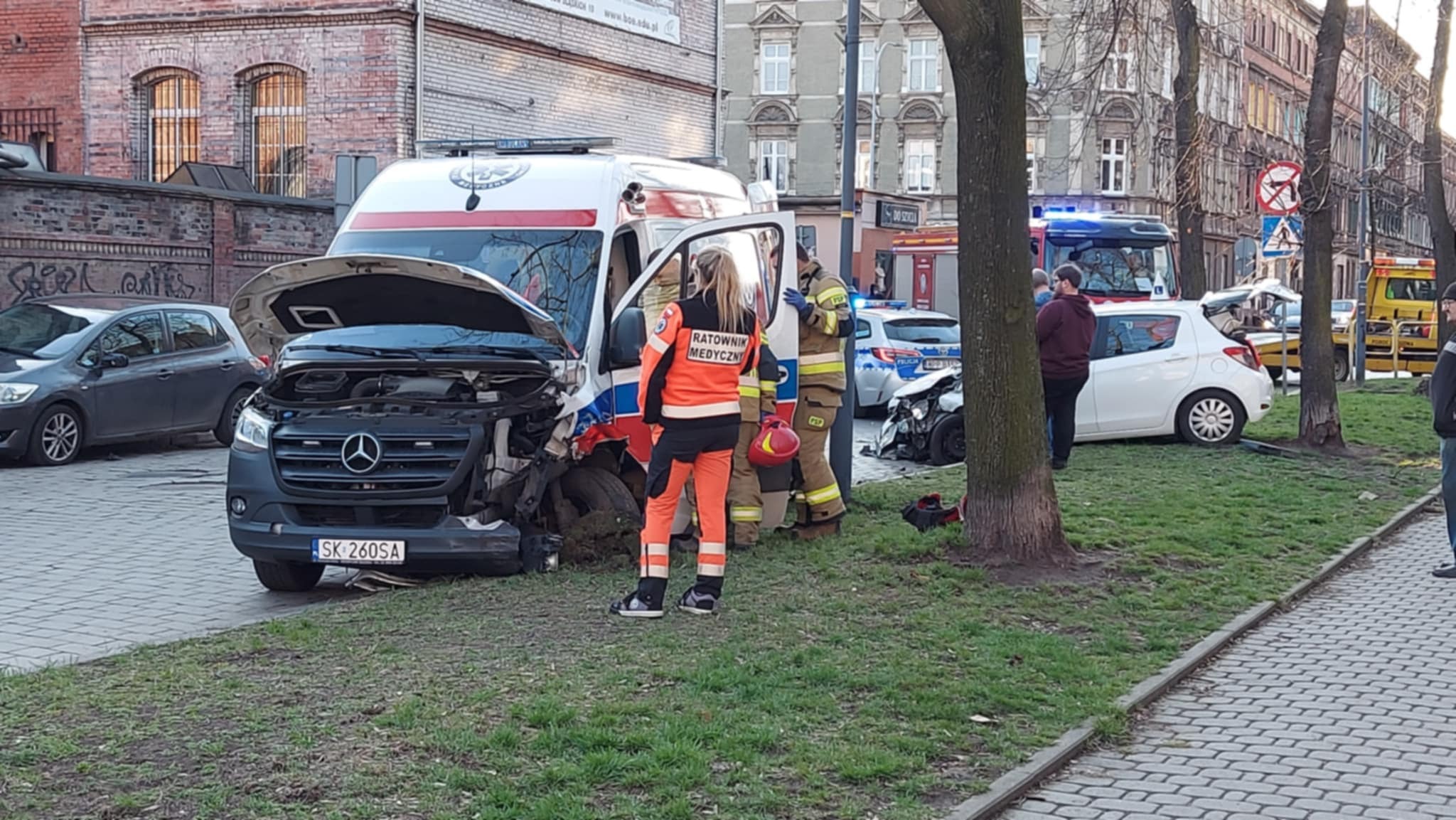 Wypadek na ul. Żeromskiego, Bytom