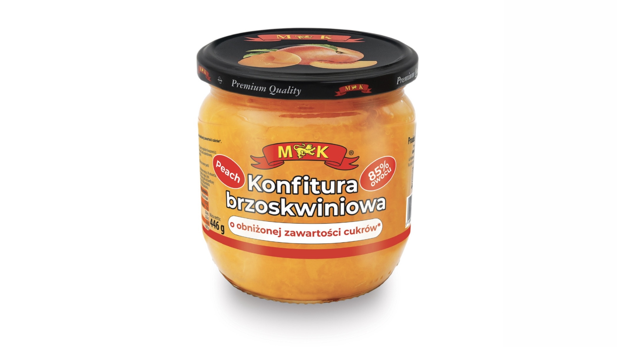 Konfitura brzoskwiniowa MK 446g