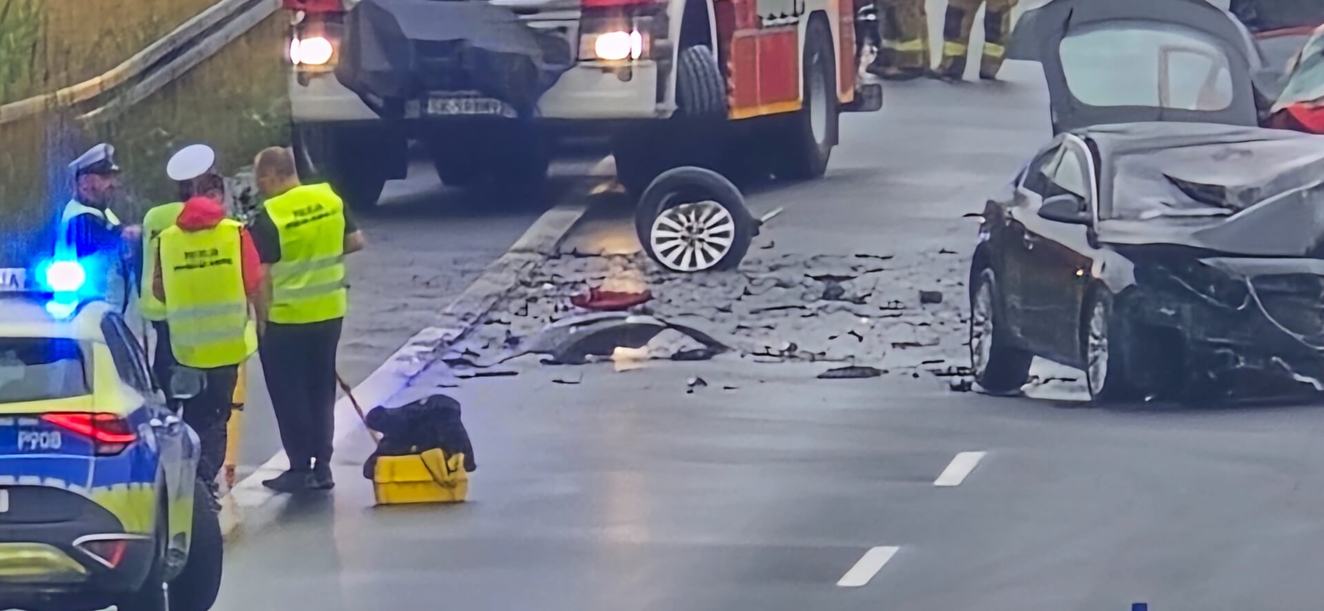 Koszmarny wpadek na S52