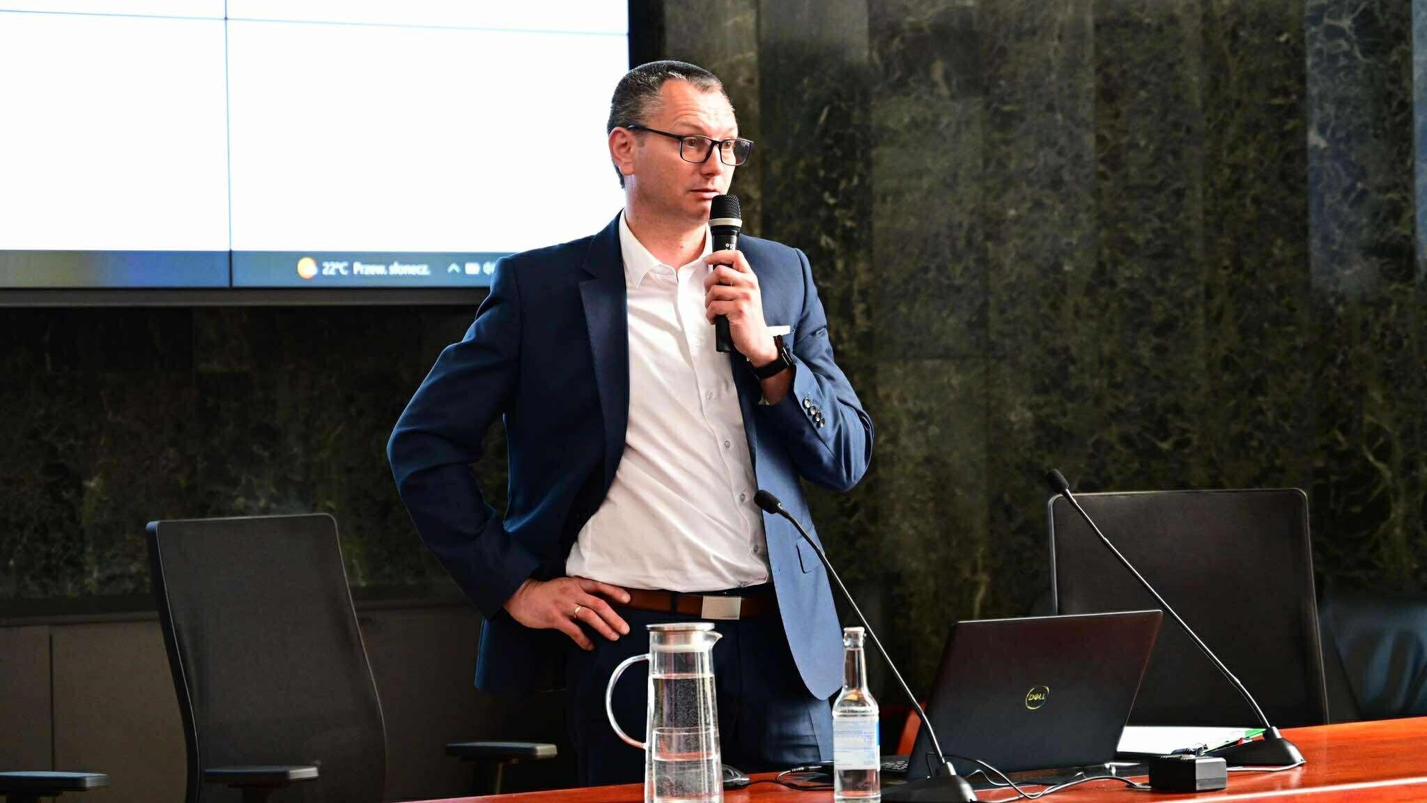 Krzysztof Tokarek w UM Chorzów, fot. UM Chorzów