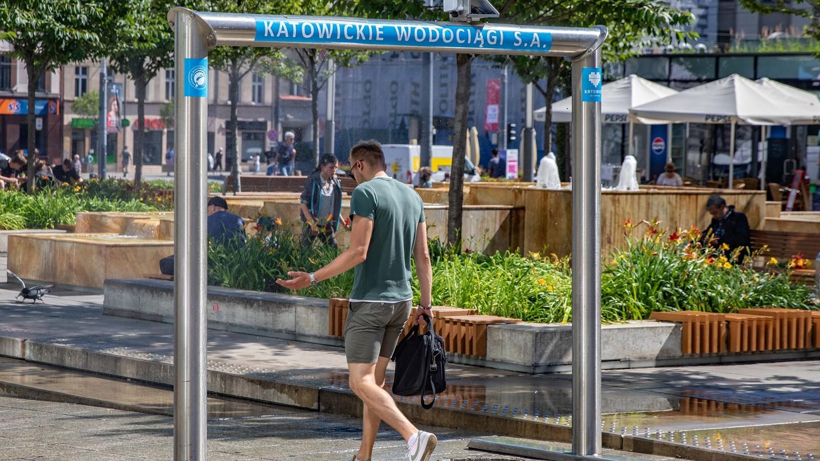 Kurtyny wodne Katowice 2