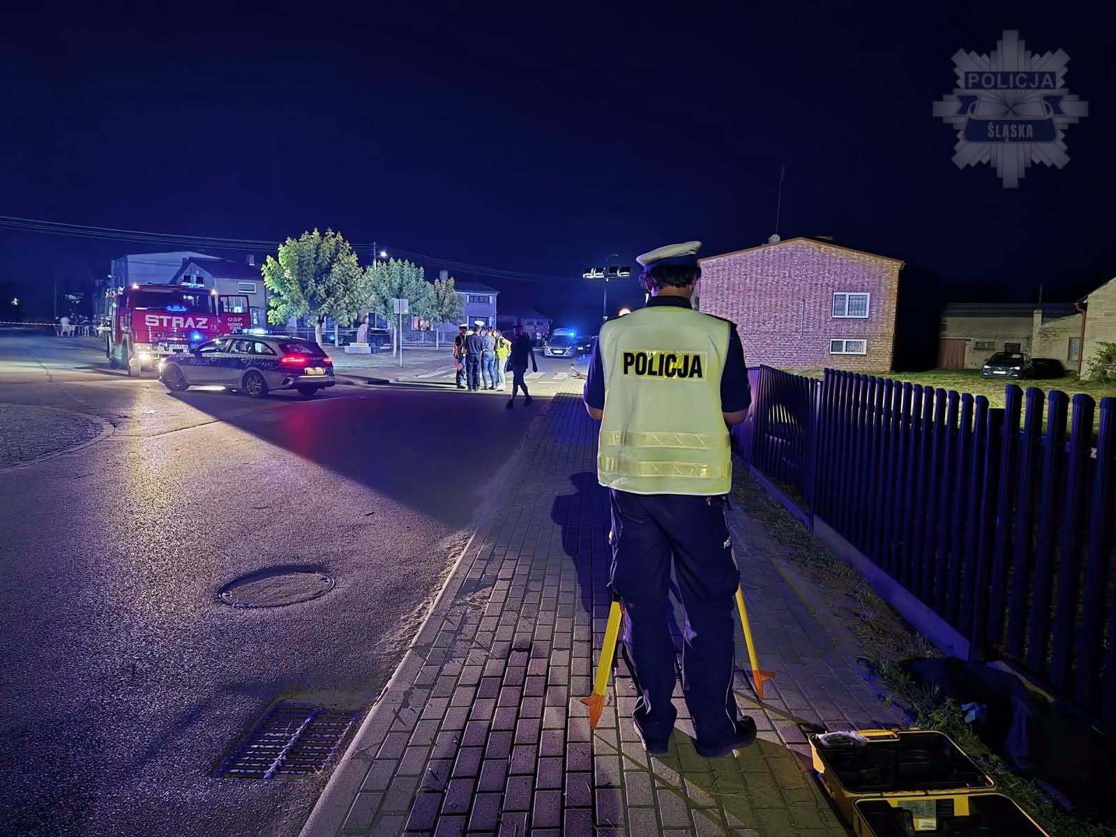 Kuźnica Stara, gmina Przystajń, powiat kłobucki. Śmiertelne potrącenie dziecka na rowerze przez kierowcę BMW. 29 lipca 2026