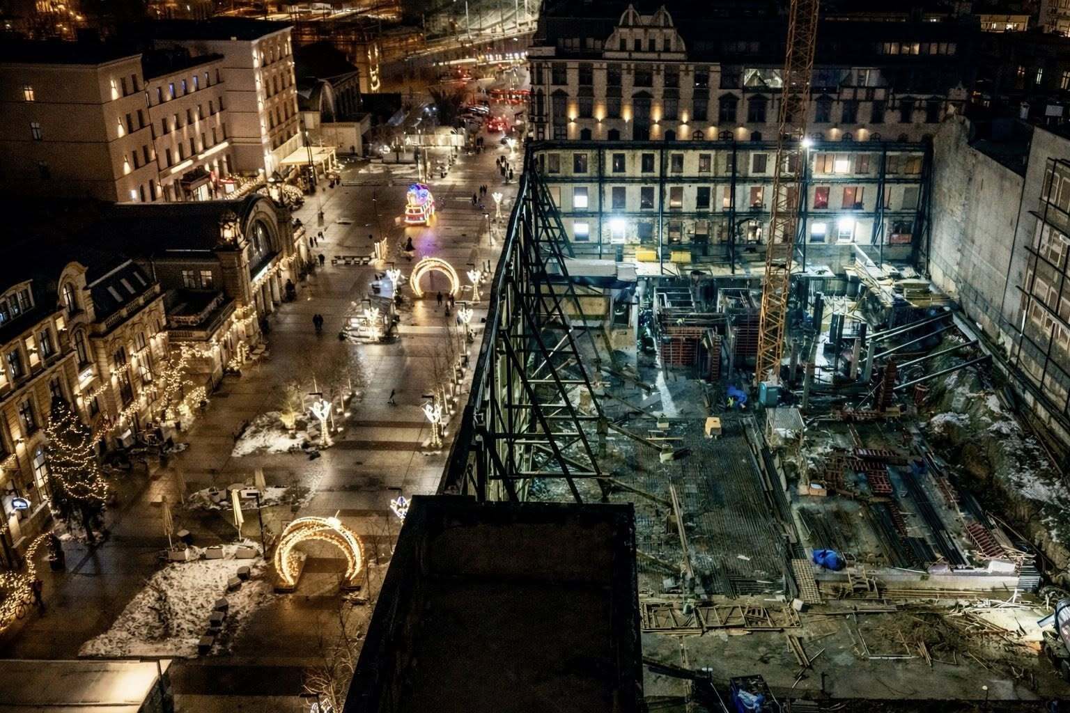 Kwartał Dworcowa, Katowice, budowa