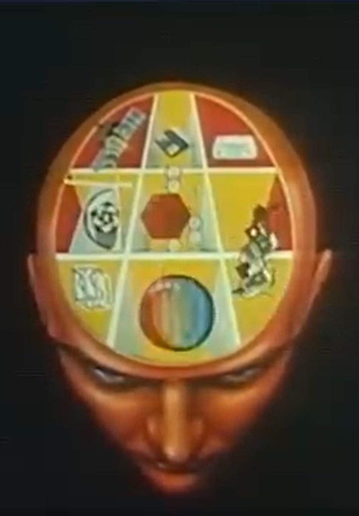 Czołówka programu telewizyjnego „Laboratorium”. 1985.