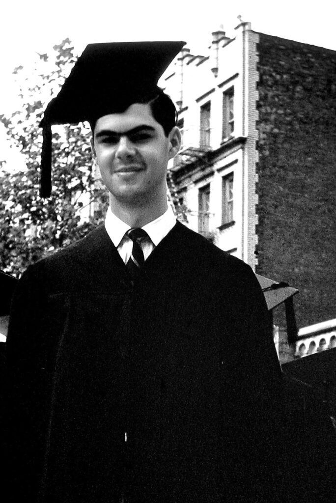 Leon Chameides po absolutorium Yeshiva University 1955