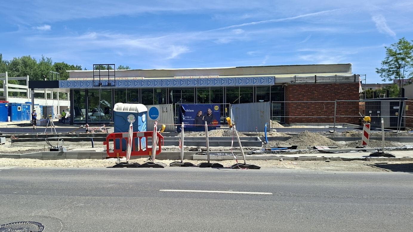 Lidl Nikiszowiec, Katowice, budowa