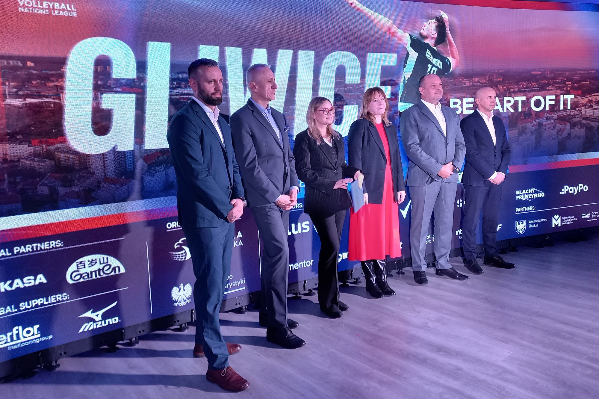 Konferencja zapowiadająca Ligę Narodów w Gliwicach. Fot. Katarzyna Pachelska