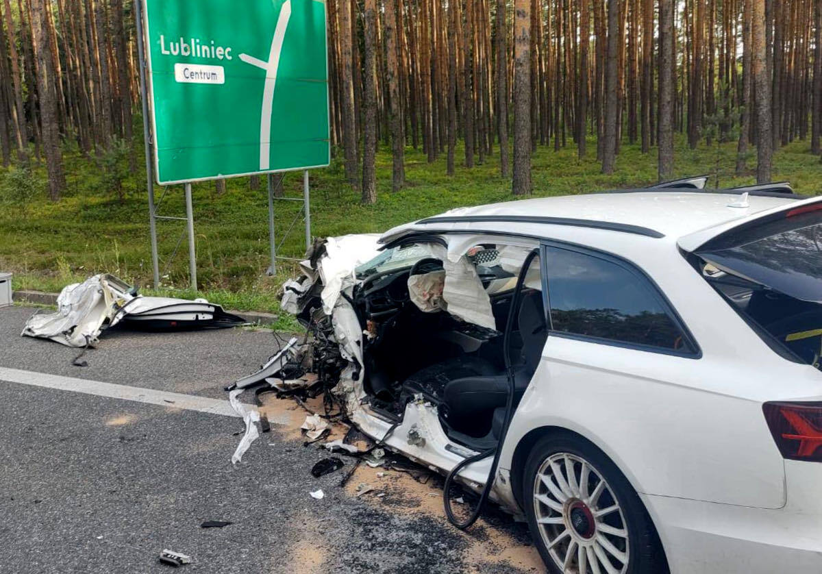 Wypadek w Lublińcu