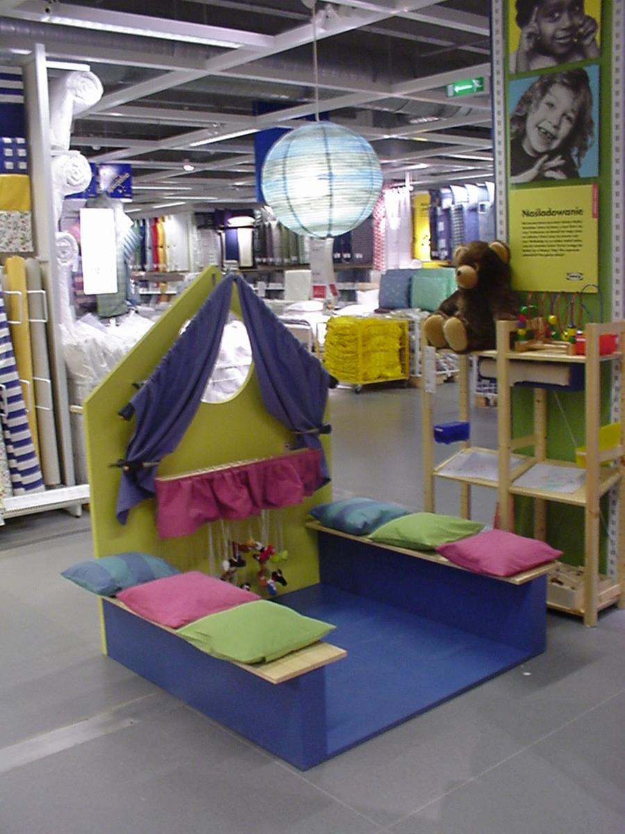 IKEA Katowice 2000 r, wnętrze dziecięce