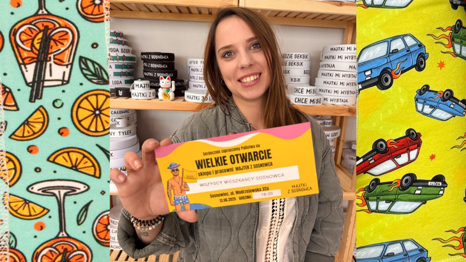 Weronika Twardowska zaprasza na otwarcie „Majtek z Sosnowca” w… Sosnowcu!