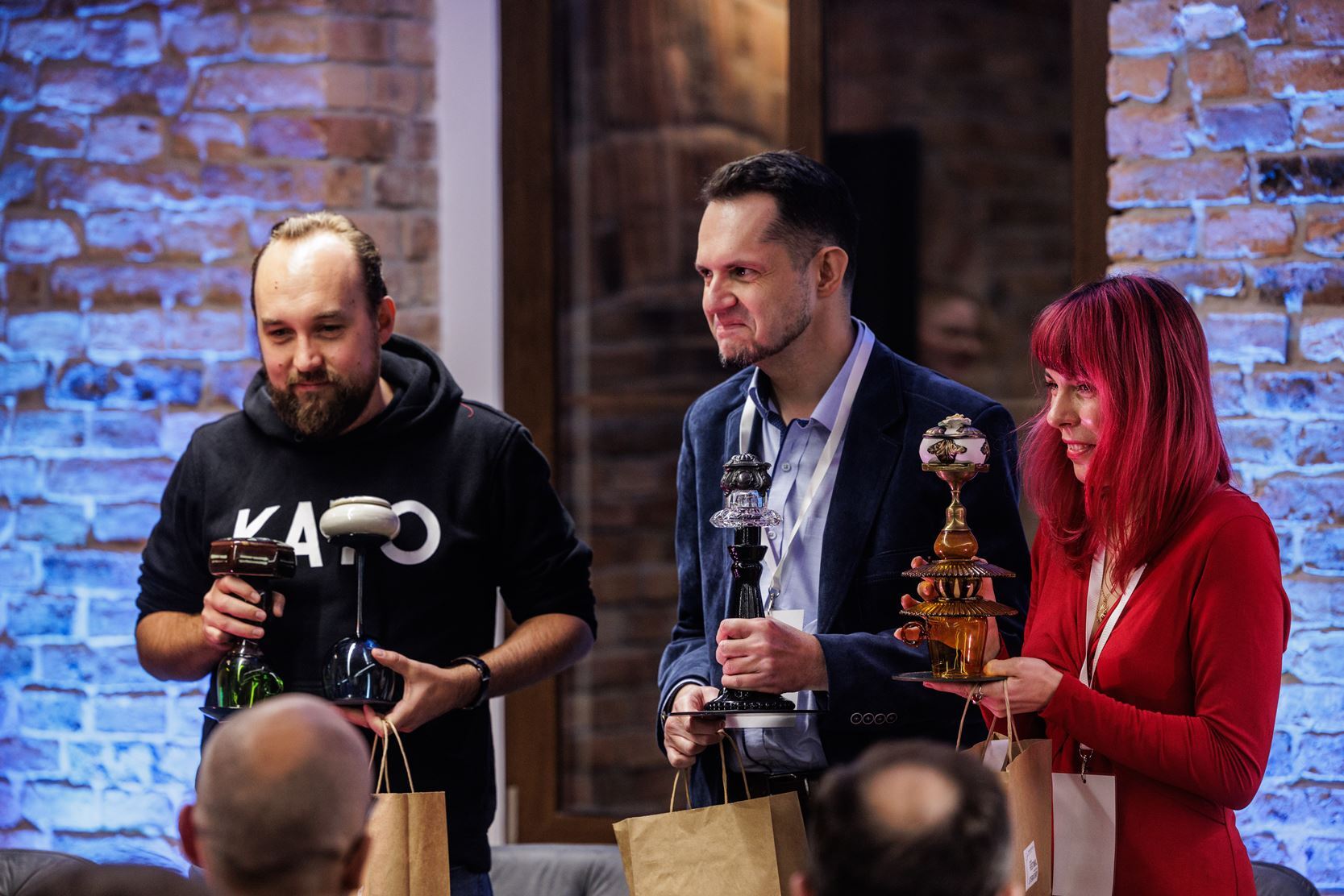 Mały Festiwal Wielkiej Literatury 2024. Od lewej: Zbigniew Rokita, Marcin Melon, Anna Cieplak.