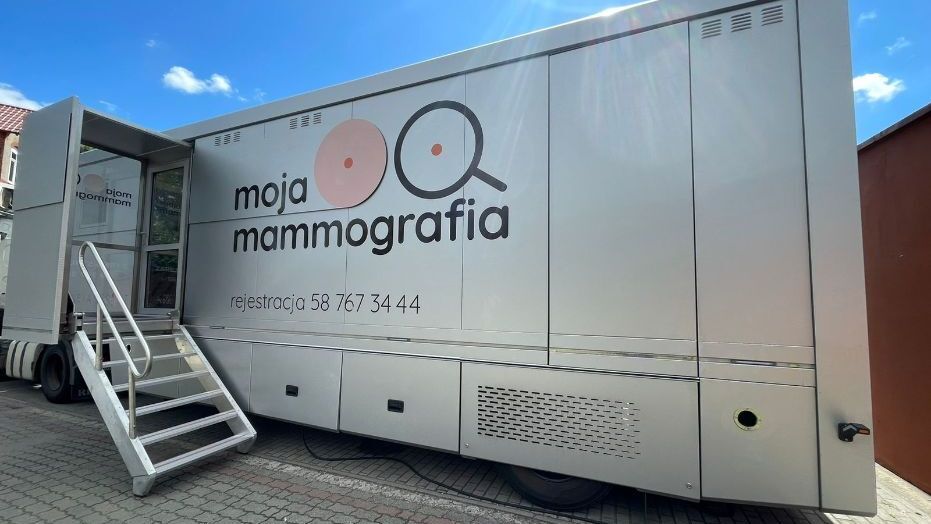 Mammografia. Mobilne laboratorium Geneva Trust.