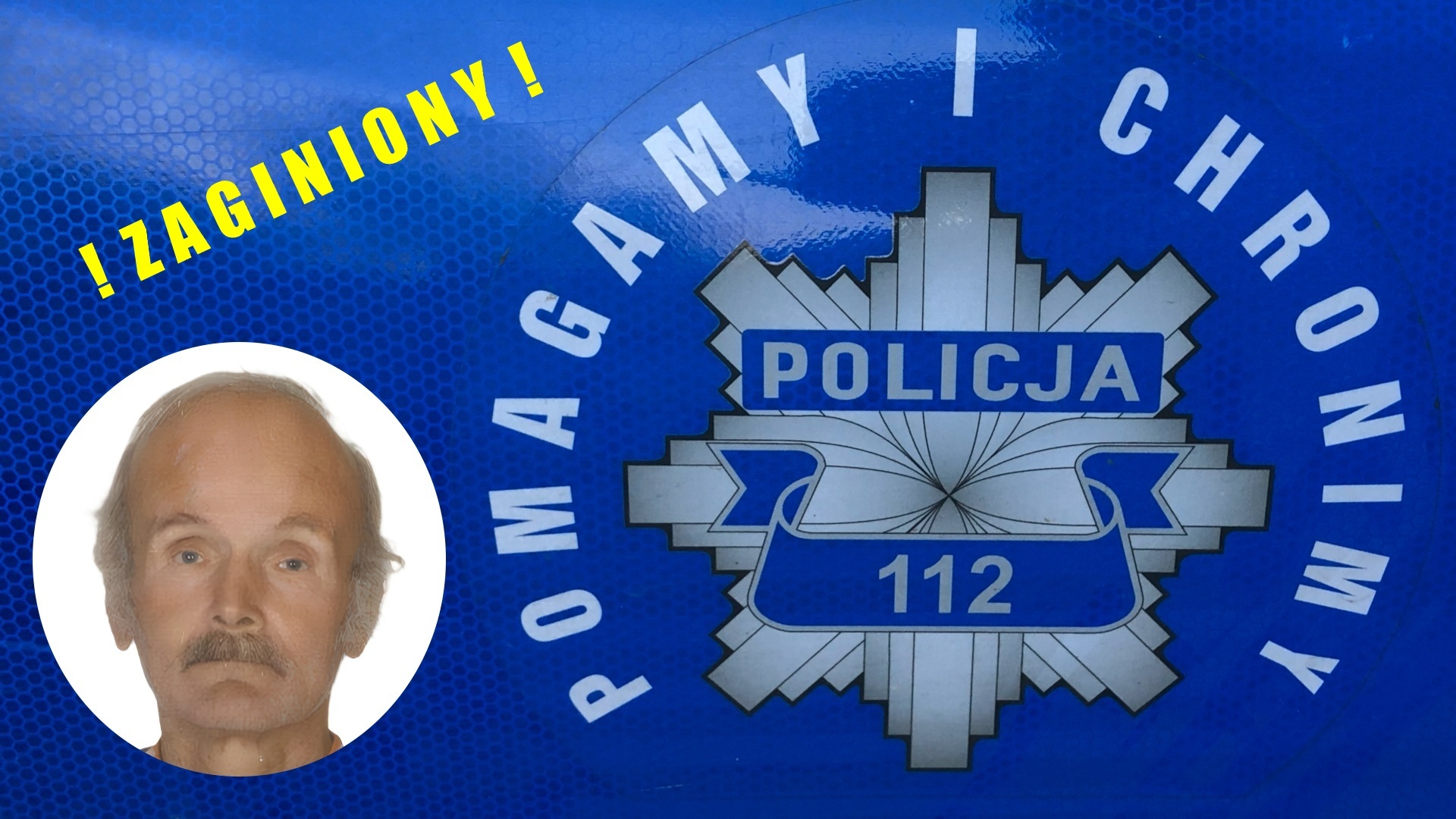 Zaginiony Marian Biskup.