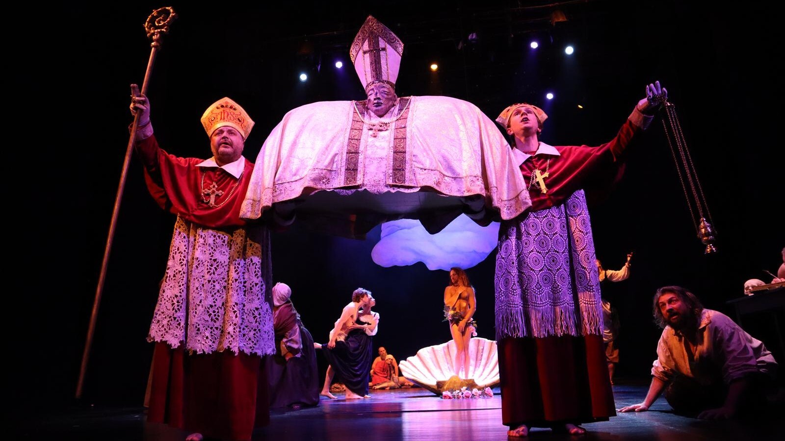 Między nogami Leny, Teatr Śląski, próba