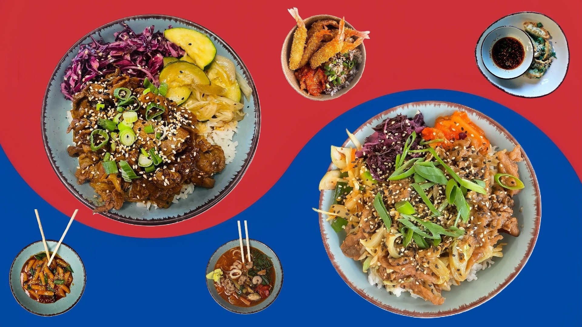 Będzin. Otwarcie restauracji «Mr. Yummy Umami». Ilustracja – dania koreańskie. 9 grudnia 2025.