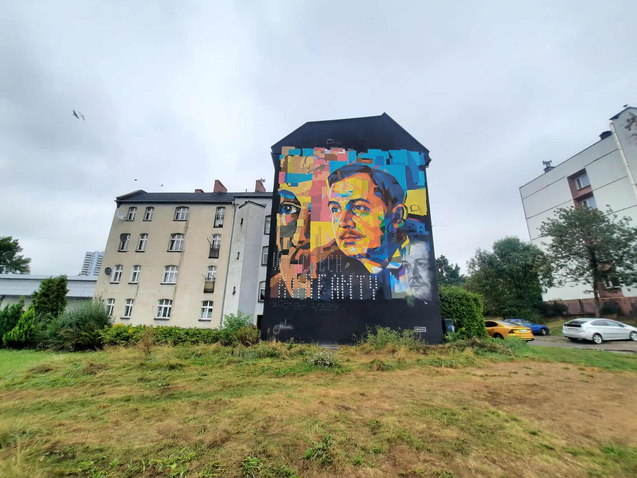 Mural z Wojciechem Korfantym