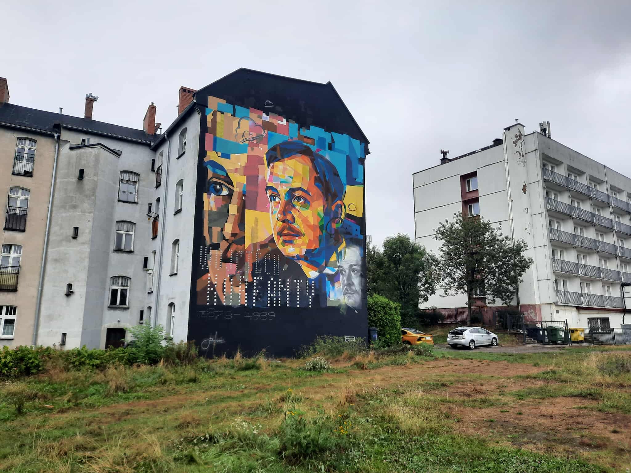 Mural z Wojciechem Korfantym