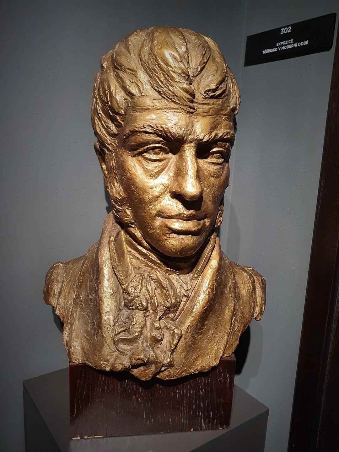 Muzeum Těšínska. Jindřich Severa – popiersie Józefa Bożka. 9 kwietnia 2022