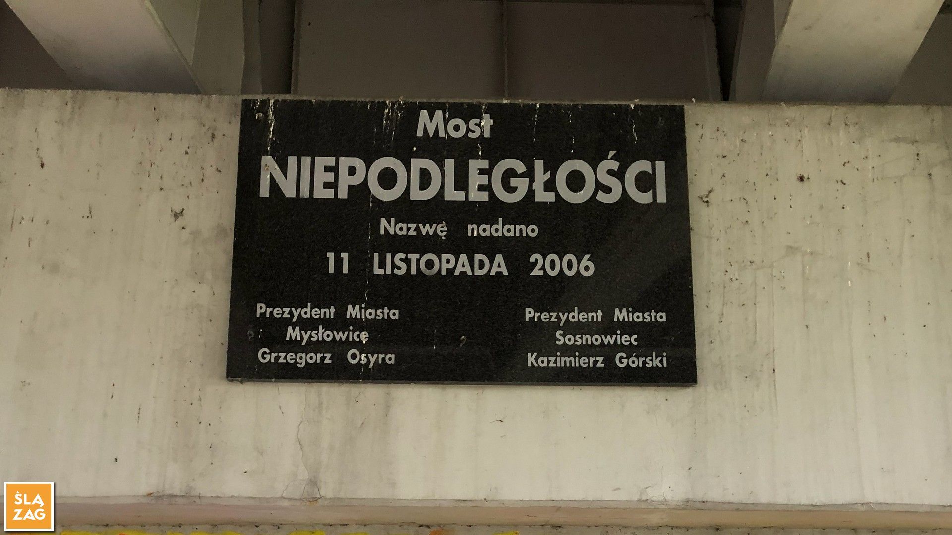 Myslowice Most Niepodleglosci Tablica Pamiatkowa Fot Robert Lechowski 2026 06 12 01 Kadr