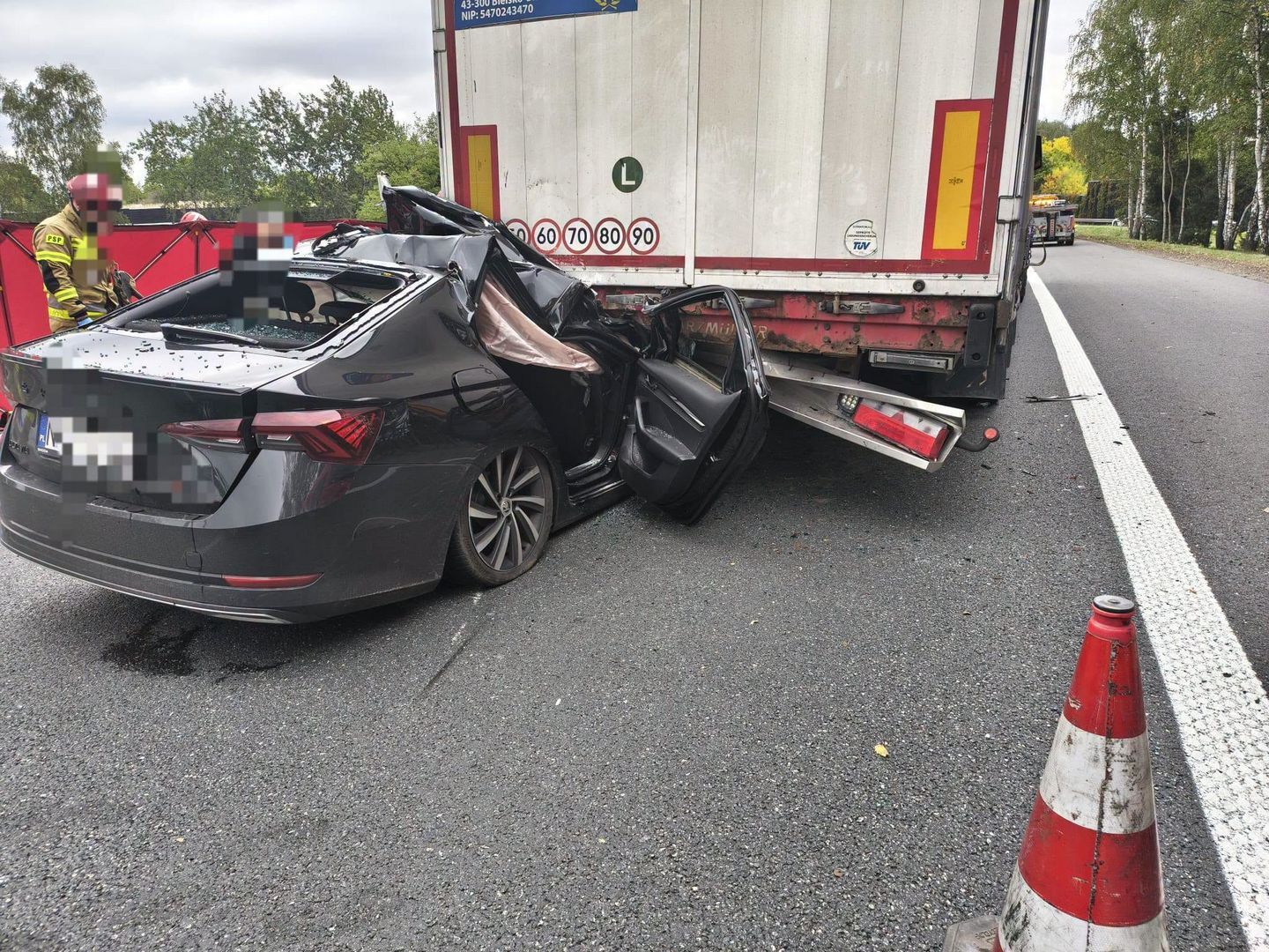Mysłowice. Wypadek na drodze ekspresowej S1. 23 września 2026