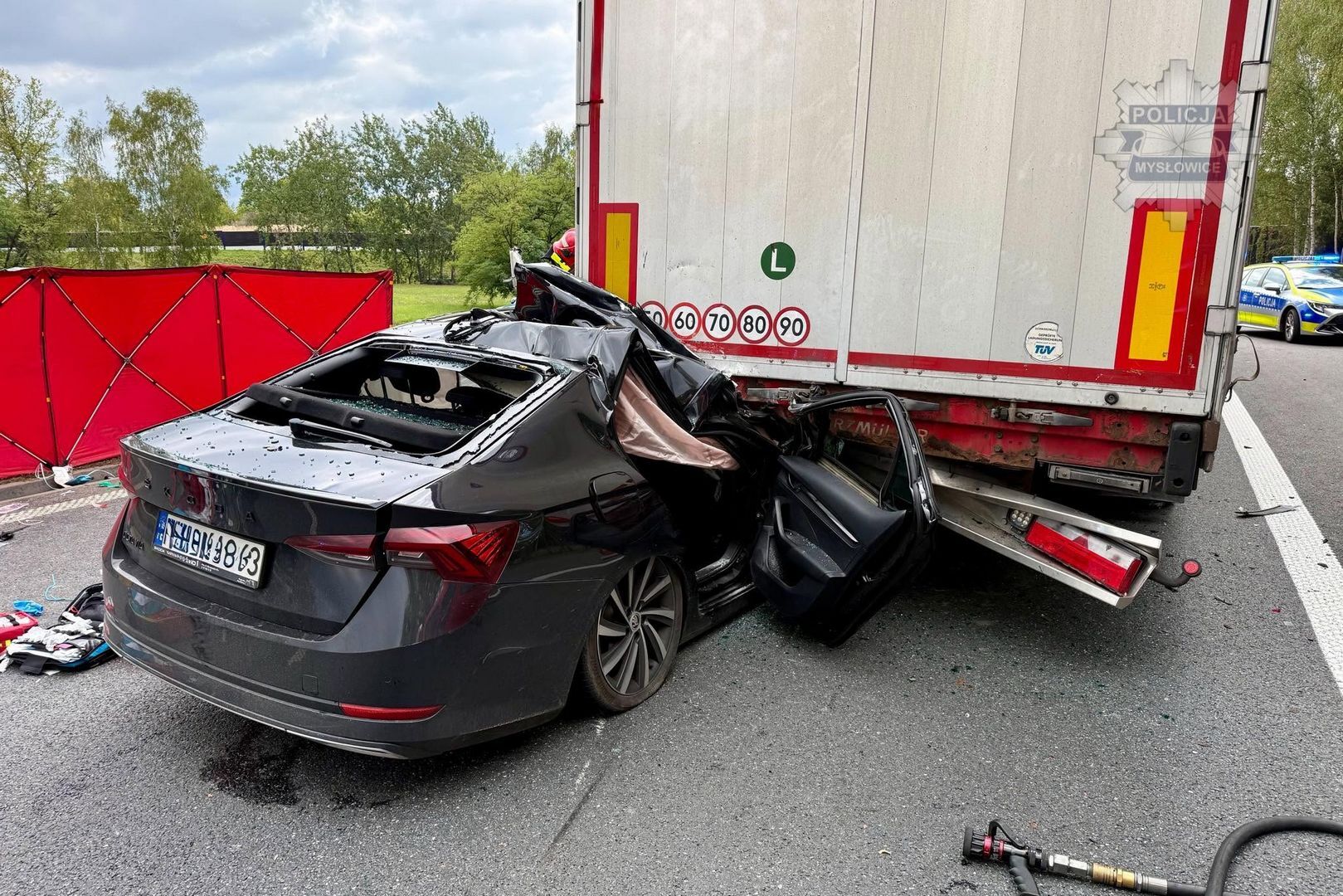 Mysłowice. Wypadek na drodze ekspresowej S1. 23 września 2026