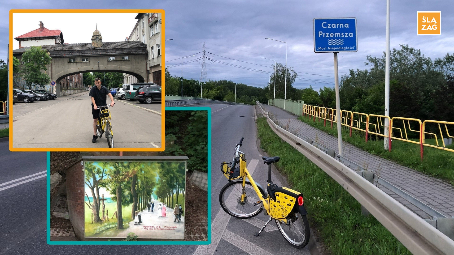 Wycieczka z Sosnowca do Mysłowic przez most cudów nad Czarną Przemszą. Start i meta na Metrorowerze, zwiedzanie na Metrokole. 12 czerwca 2026
