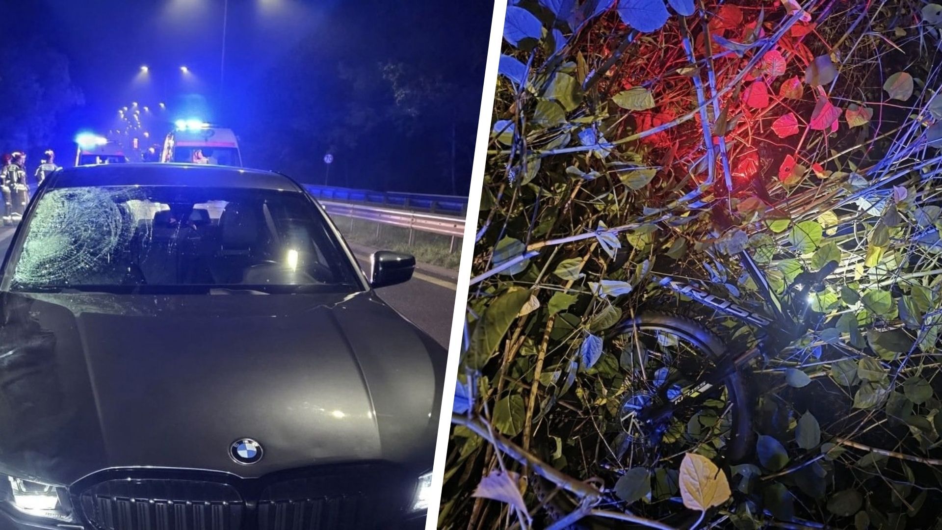 Myslowice-Ćmok-Morgi. Potrącenie rowerzysty przez samochód osobowy BMW na ulicy Obrzeżnej Zachodniej. 6 października 2026