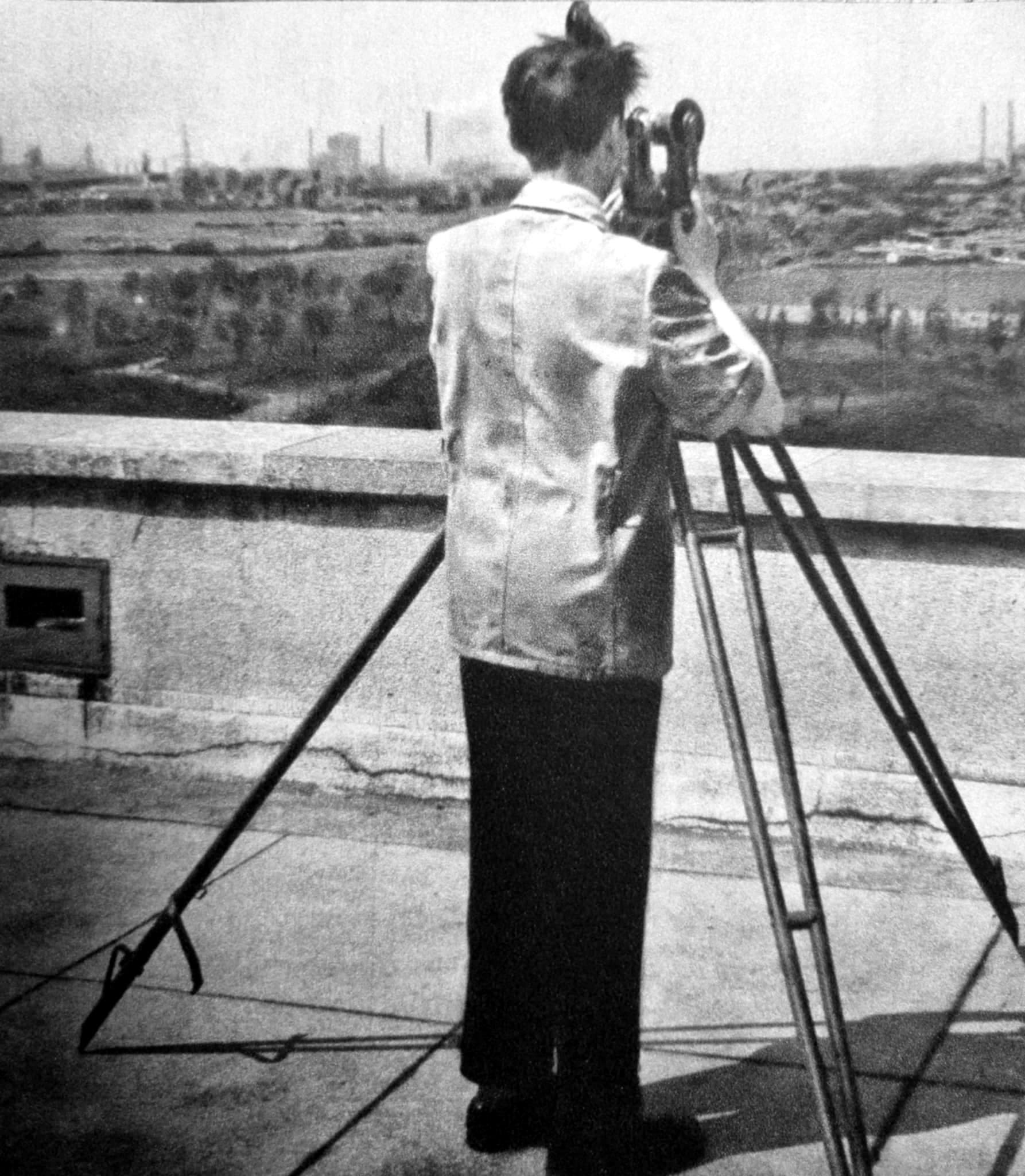 Na tarasie Planetarium, widok w kierunku Chorzowa Starego