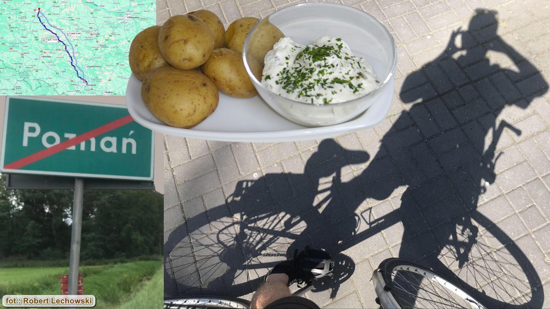 Na kole na pyry z gziką. Wyprawa rowerowa z Sosnowca do Poznania. 30 marca 2024.