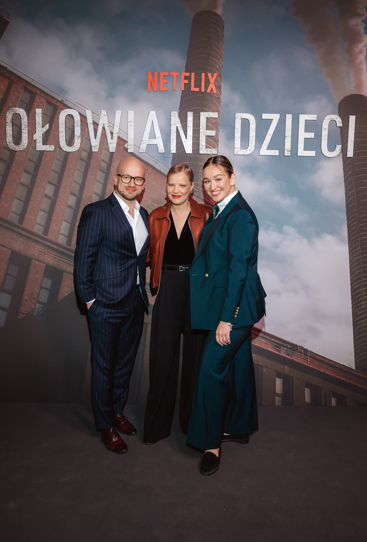 Joanna Kulig z członkami rodziny dr Jolanty Wadowskiej-Król