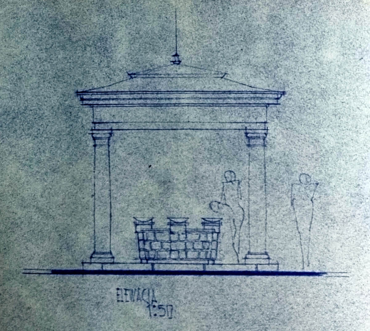 Niepozorne pojniki to relikty najstarszej architektury Parku 17