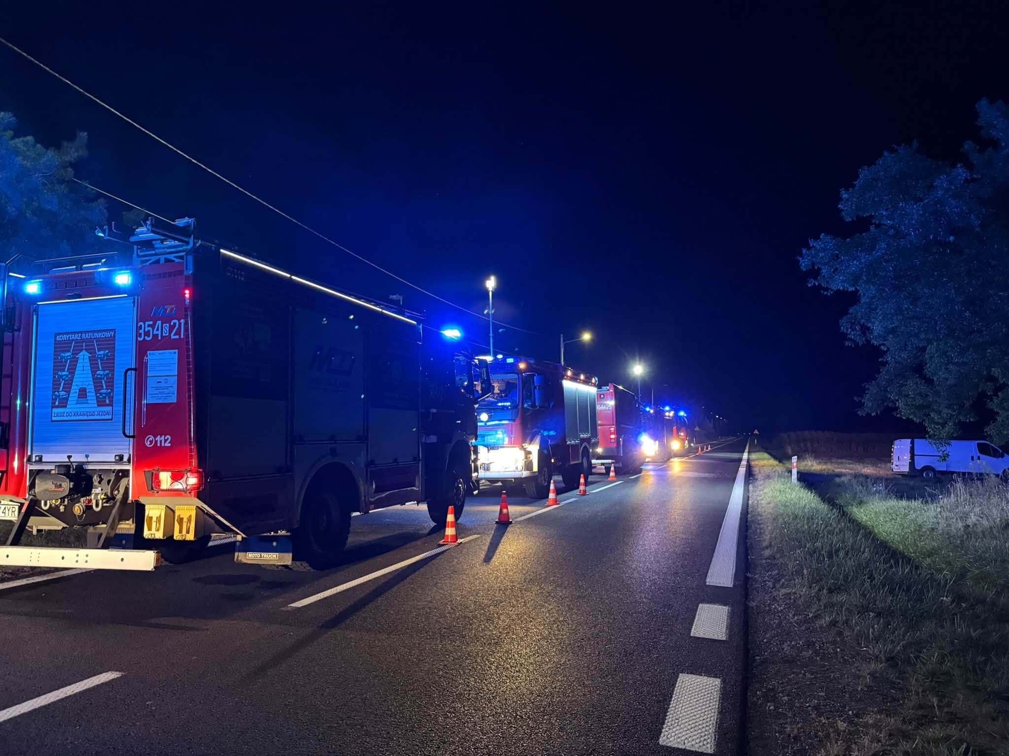 Nocny pożar w Lgocie Dolnej 10
