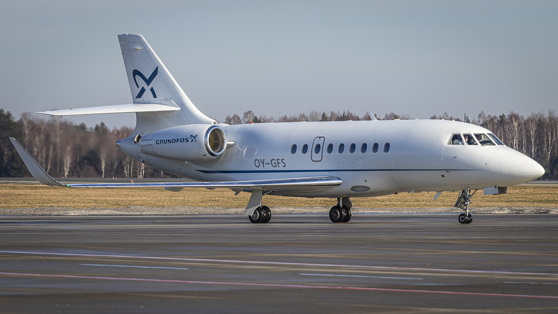 Norweski Dassault Falcon 2000 LXS
