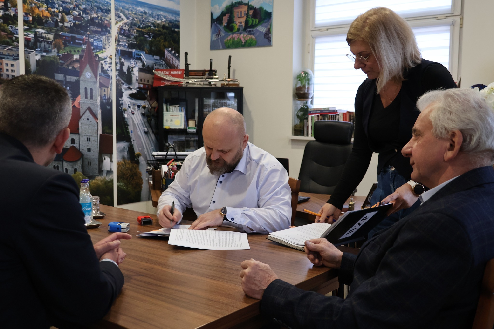 Podpisanie umowy na budowę Nowego Centrum Kultury w Orzeszu