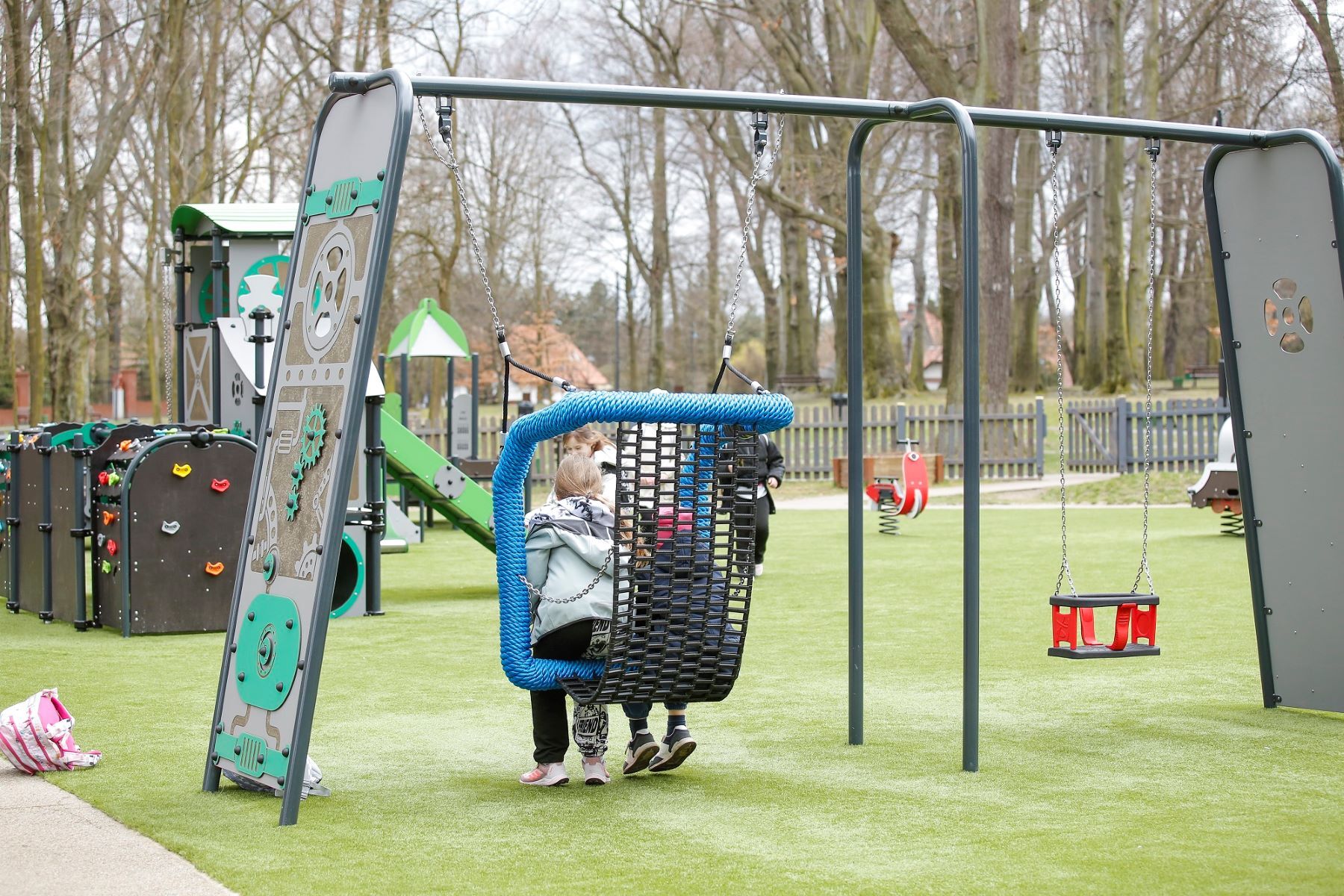 Nowy plac zabaw park Giszowiecki Katowice