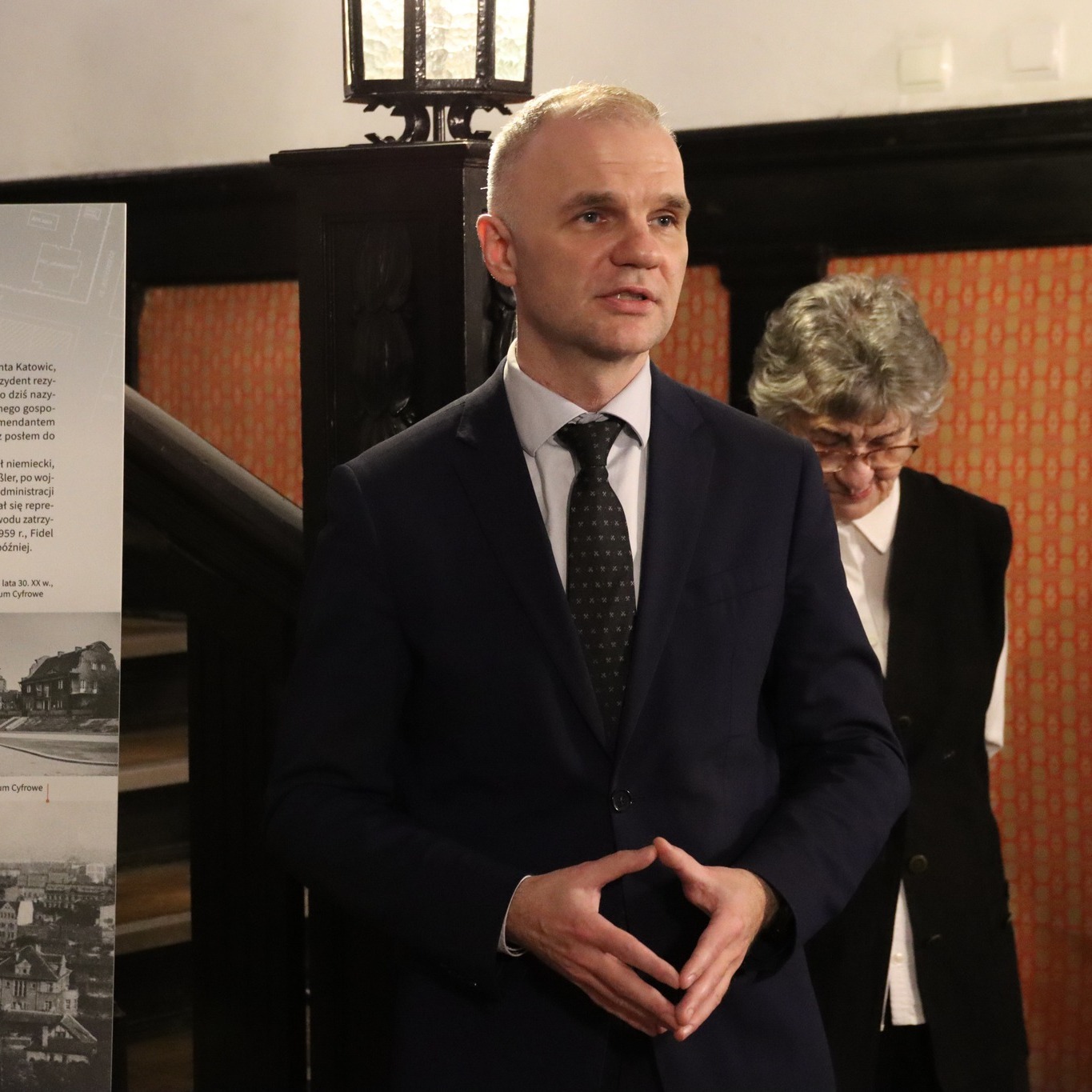 Odsłonięcie tablic pamiątkowych w Willi Kocura w Katowicach
