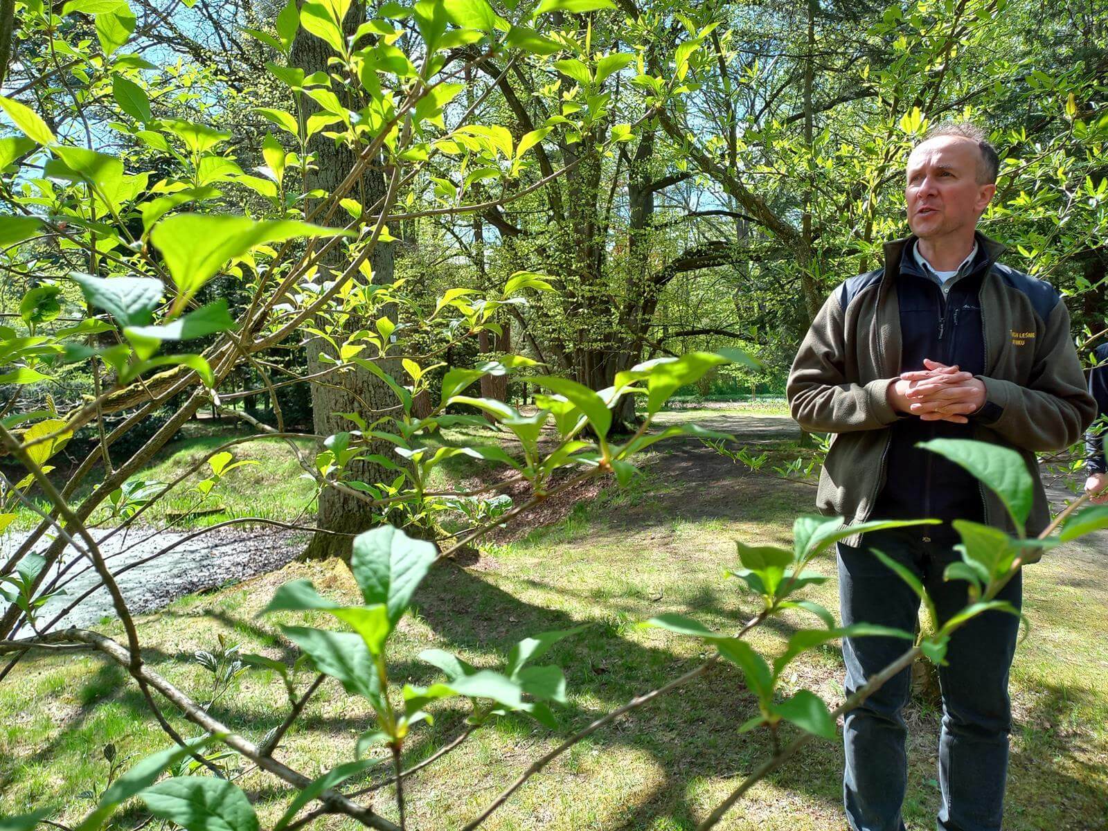 Ogród botaniczny przy Technikum Leśnym w Brynku