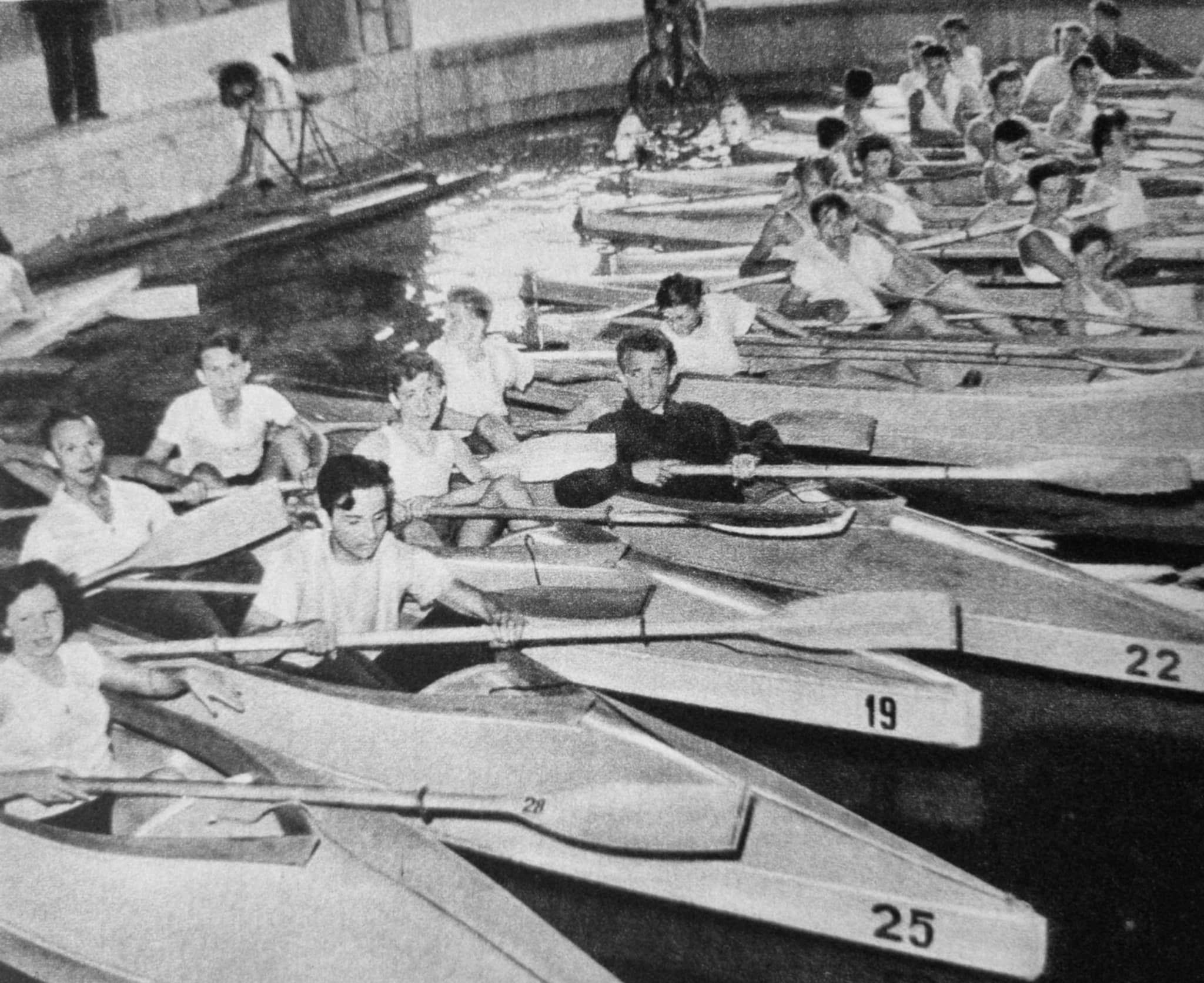 Ośrodek Sportów Wodnych w WPKiW w latach 50.