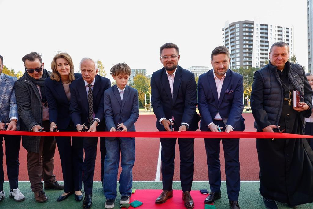 Otwarcie odnowionych boisk przy SP 62 w Katowicach
