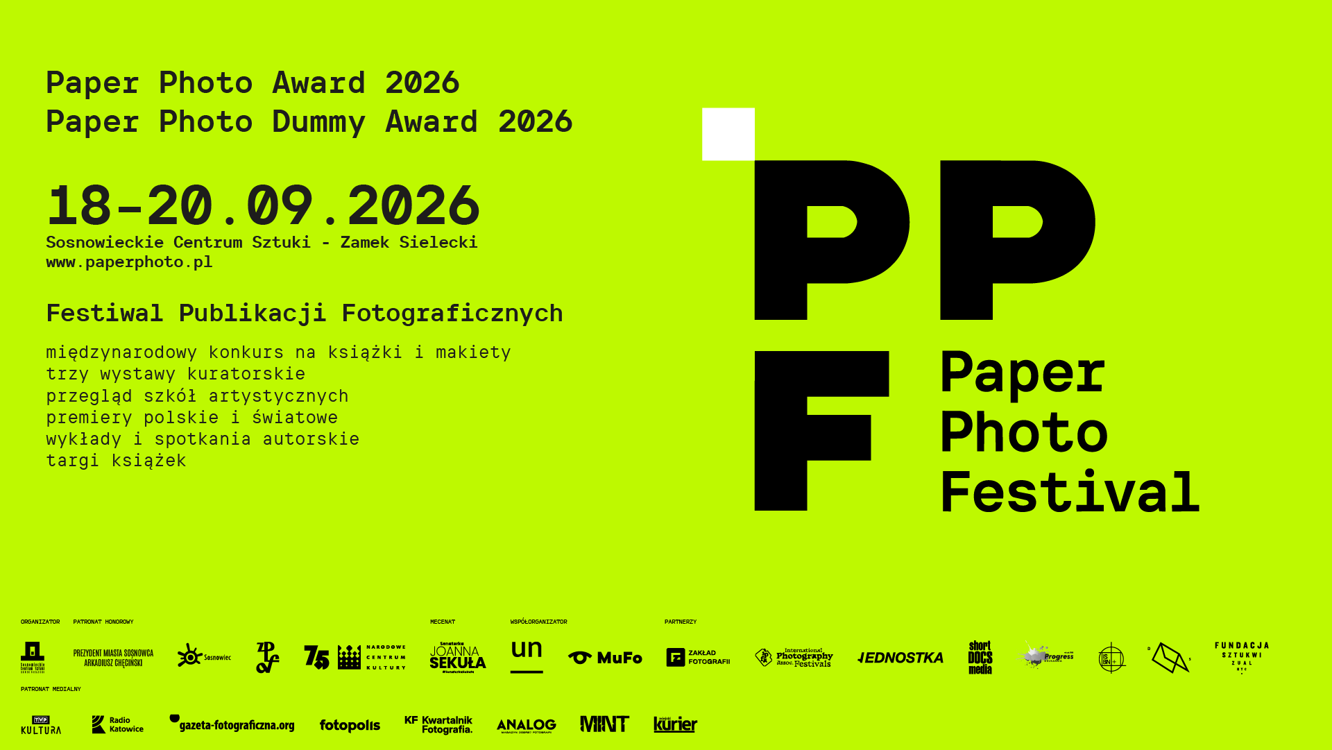 Fotoksiążka jak dzieło sztuki. Międzynarodowy festiwal otwiera się w Sosnowcu