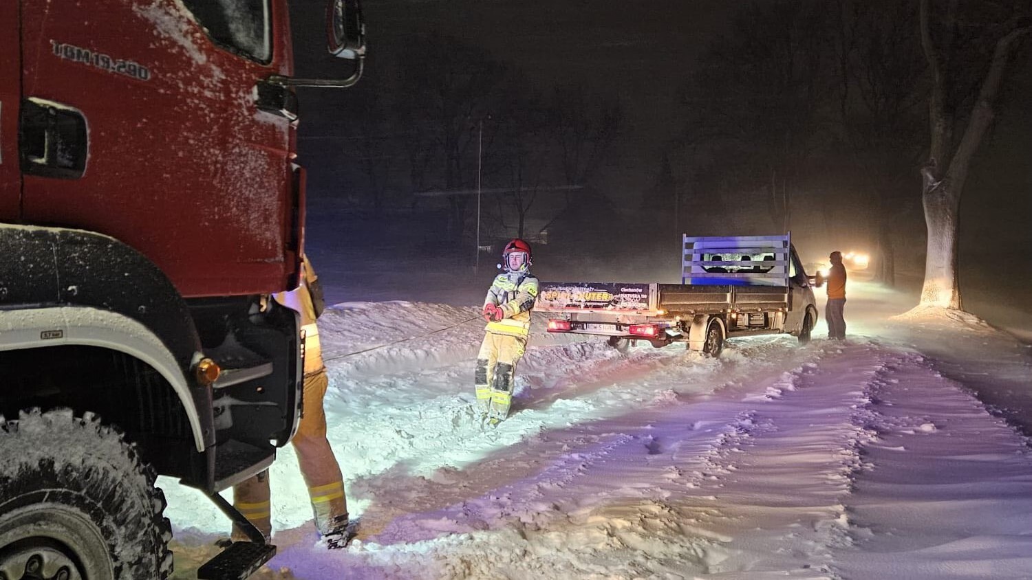 Trudne warunki na Warmii