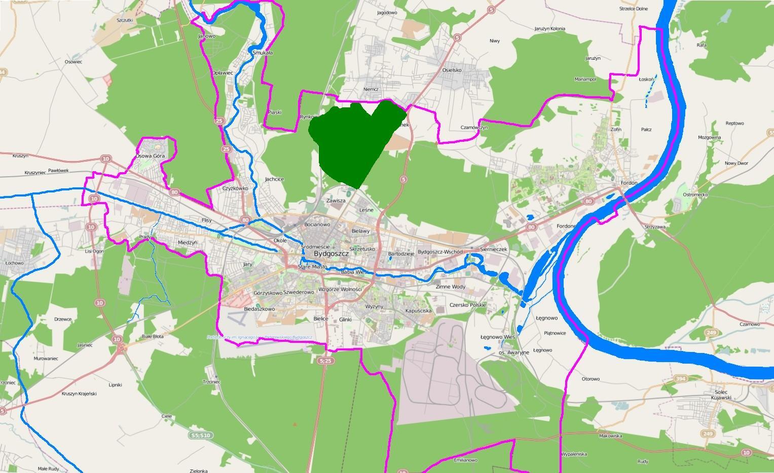 Park Myślęcinek w Bydgoszczy to największy park miejski w Polsce