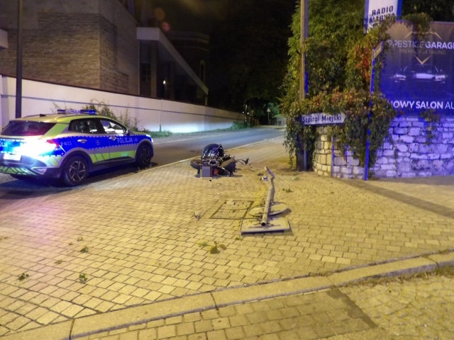 Pijacki rajd motocyklem po Jaworznie