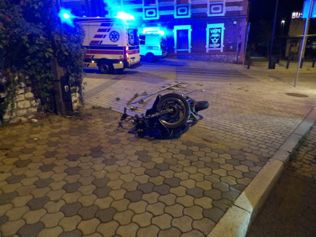 Pijacki rajd motocyklem po Jaworznie
